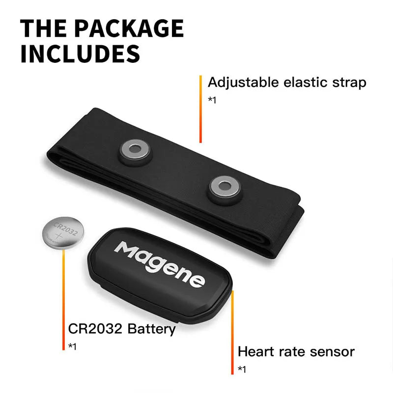 Chest Strap Heart Rate Monitor – Bluetooth & ANT+